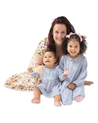 Girls' Country Calico Ruffled Long Sleeved Bodysuit Dress  - Baby