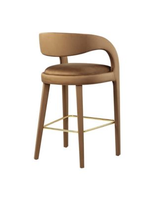 Pinnacle Performance Velvet Bar Stool, Set of 2