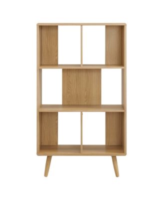 Transmit 5 Shelf Wood Grain Bookcase