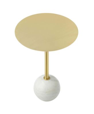 Aliza Round Marble Side Table