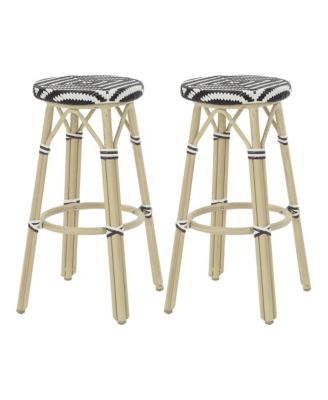 Kindry 30" Aluminum Outdoor Barstools, Set of 2