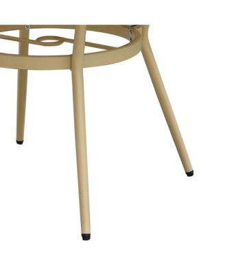 Sylvestri Aluminum Patio Round Dining Table