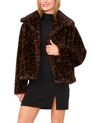 Aryanal Cropped Faux Fur Coat