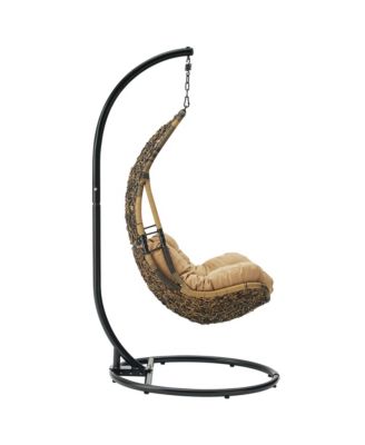 Abate Wicker Rattan Outdoor Patio Swing Chair