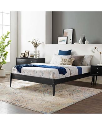 June Wood Platform Bed Frame