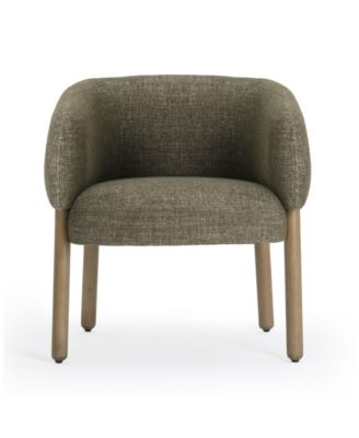 Foxy Performance Textured Fabric Accent Chair