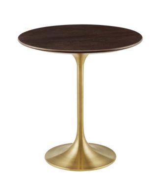 Lippa Round Wood Side Table