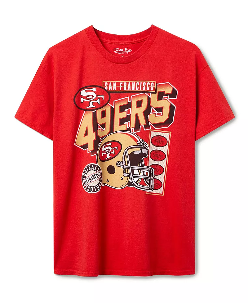Junk Food Clothing Unisex Nfl San Francisco 49ers Checkdown Flea Market Tee