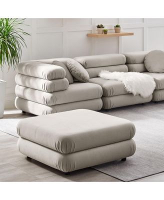 Jubilee Modular Performance Velvet Ottoman