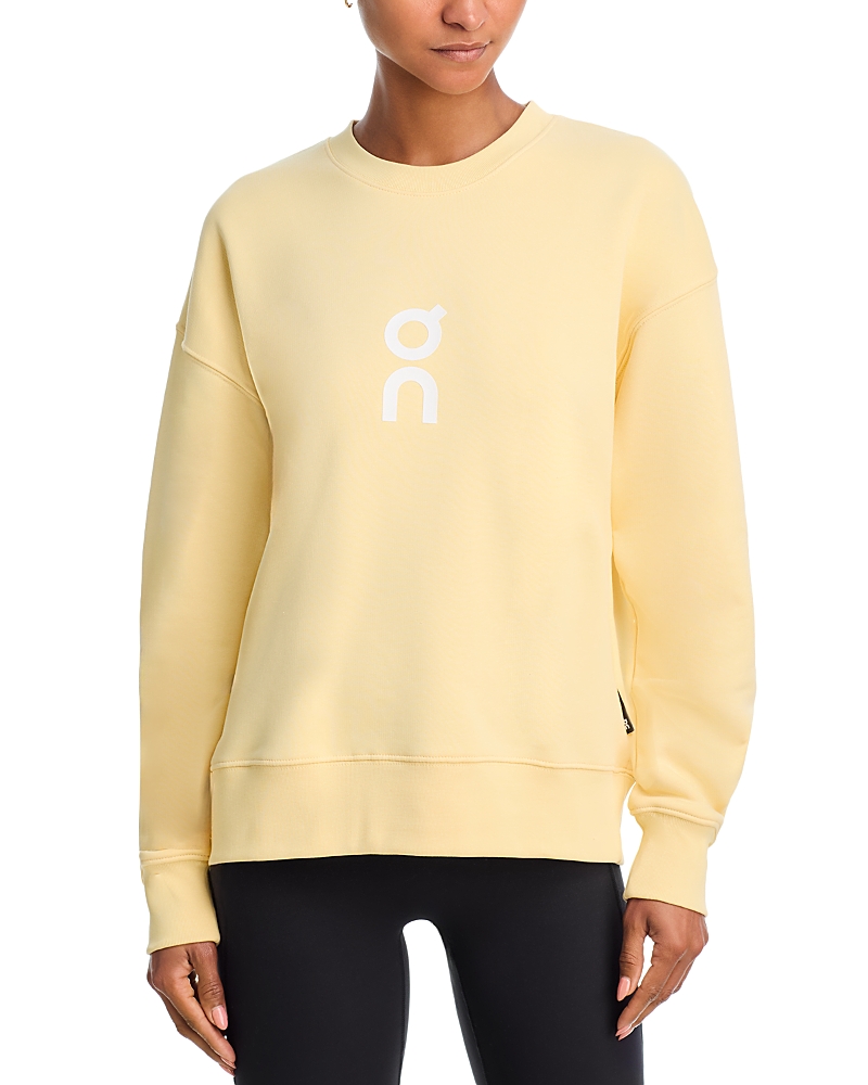 On Club Crewneck Sweatshirt In Orange