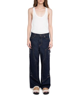 Perya High Rise Denim Jeans in Brut