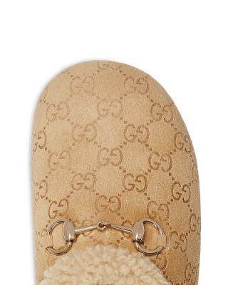 Women's Horsebit Shearling Mules