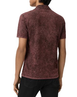 Carsten Open Collar Denim Polo Shirt