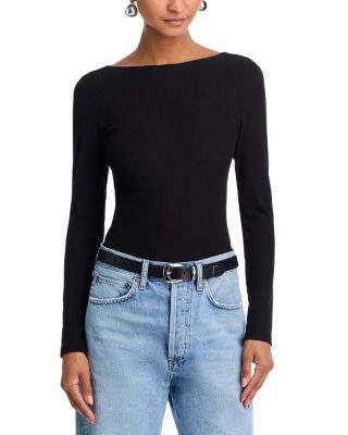 Rib Scoop Back Tee - Exclusive