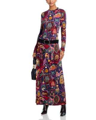 Artsy Surreal Land Maxi Dress