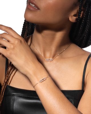 Diamond Baby Move Pav&eacute; Bracelet in 18K Gold, 0.29 tcw