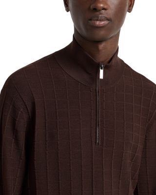 Knit Quarter Zip Sweater