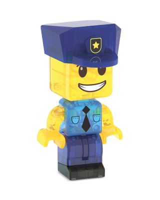 Police Station Magnetic Construction Set, 35 Piece - Ages 3+