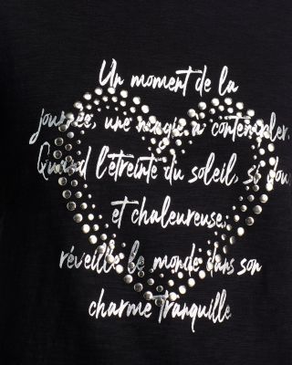 Studded Love Letter Shrunken Tee