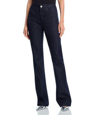 Shailene Metallic Pinstripe Pants