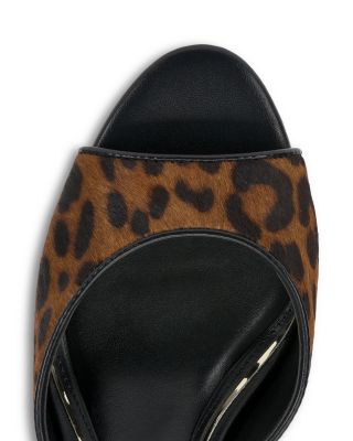 Women's Prynn Calf Hair High Heel Mule Sandals