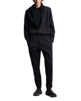 Travel Essentials Ribbed Turtleneck Zip Up Sweatshirt