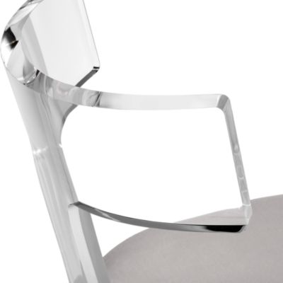 Tristan Acrylic Klismos Chair