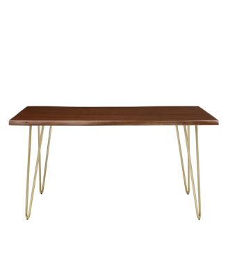 Ardor 60" Live Edge Acacia Wood Acacia Wood Dining Table