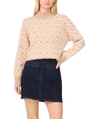 Diamond Turtleneck Sweater