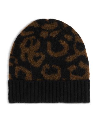 Animal Print Beanie