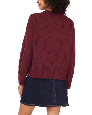 Pointelle Pattern Sweater