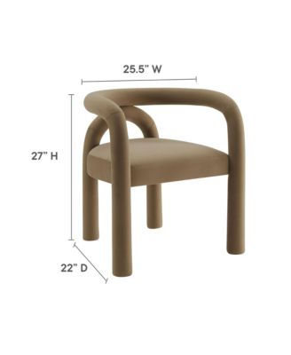 Astrid Performance Velvet Dining Chair