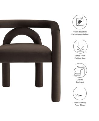 Astrid Performance Velvet Dining Chair