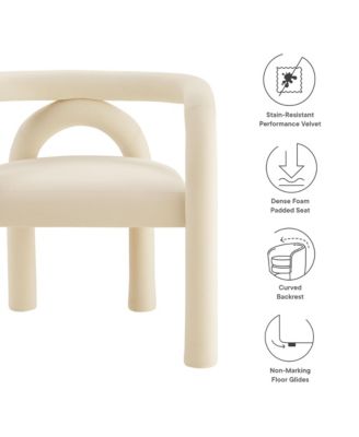 Astrid Performance Velvet Dining Chair