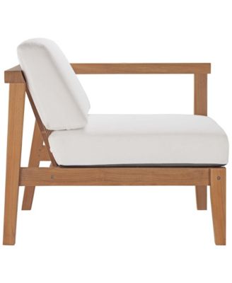 Bayport Outdoor Patio Teak Wood Right-Arm Chair