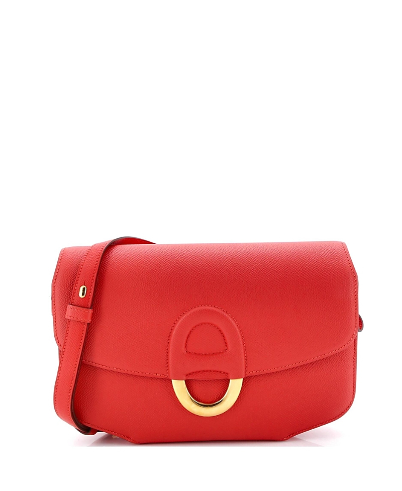 Pre-owned Pre-owned Hermes  Hermes 25 Cherche Midi Shoulder Bag Epsom In Red