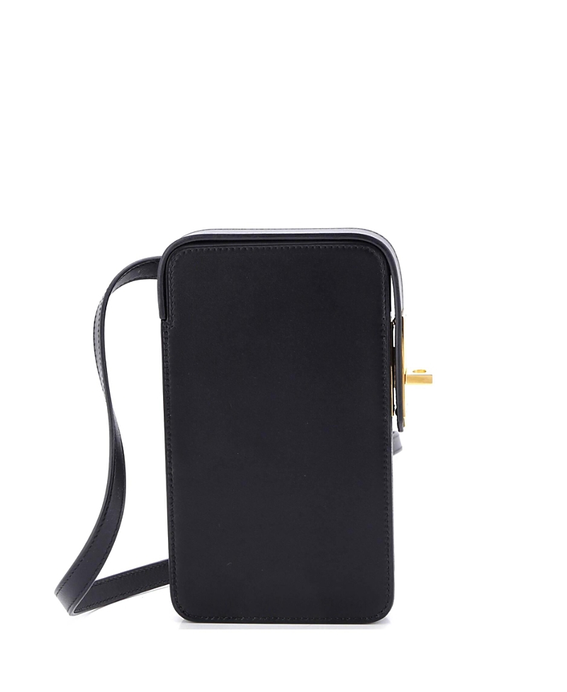 Pre-owned Pre-owned Hermes  Hermes Hac A Box Phone Case Tadelakt In Black