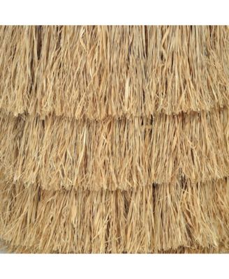 Luau Rattan Round End Table