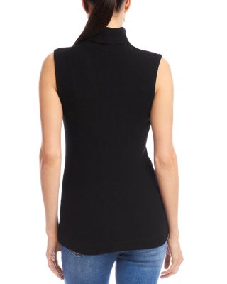 Ribbed Turtleneck Tank