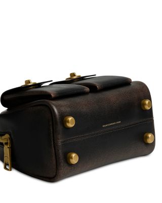 Twin Turnlock 20 Loved Leather Satchel