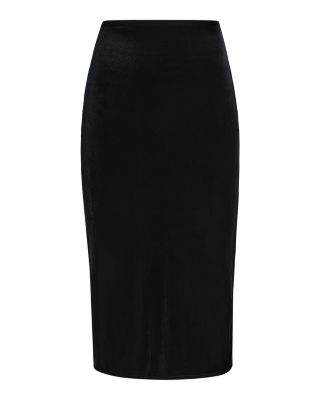 Velvet Midi Skirt 