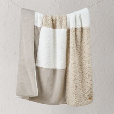 Orly Patchwork Faux Fur Throw Blanket