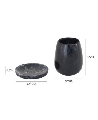  Rounded Swirl Resin Kiddush Cup