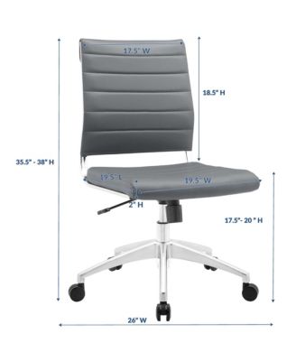 Jive Armless Mid Back Office Chair