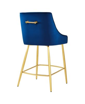 Discern Performance Velvet Counter Stool