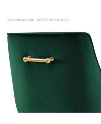 Discern Performance Velvet Counter Stool