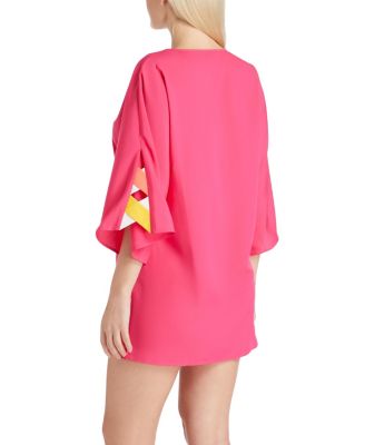  Mallorca Cross Bandage Cover-up Tunic Dress