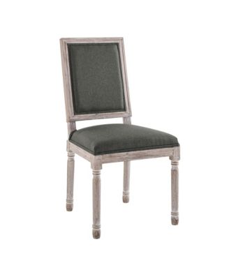  Court French Vintage Like Upholstered Fabric Dining Side Chair