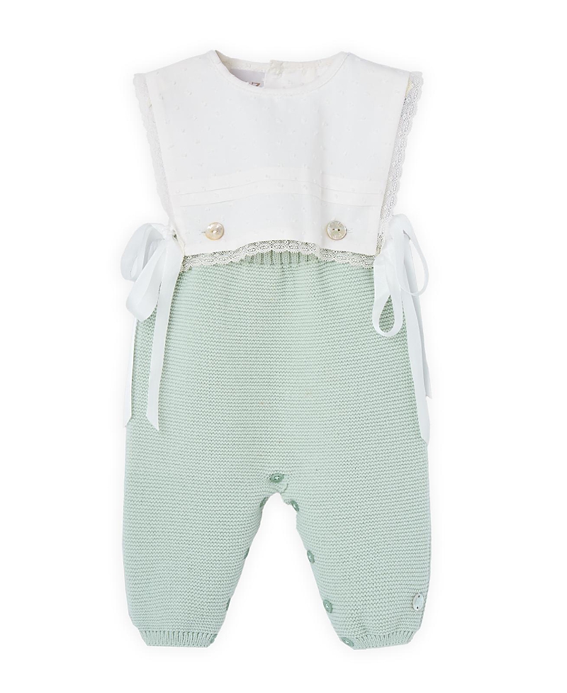 Paz Rodriguez Unisex Minino Romper In White