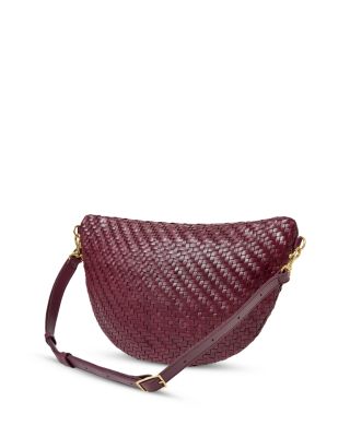 Grande Woven Zig Zag Leather Fanny Pack